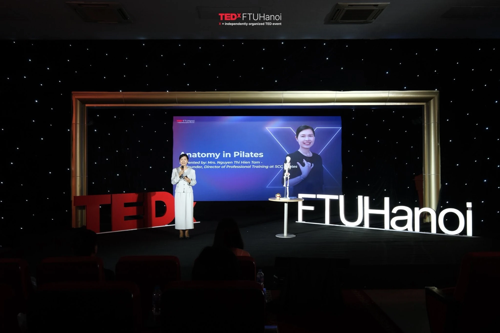 Nguyễn Thị Hiền Tâm presenting Anatomy in Pilates