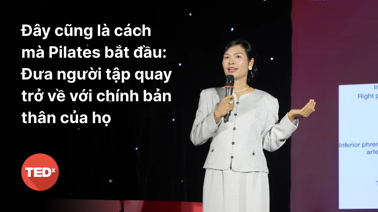 Nguyễn Thị Hiền Tâm on stage at TEDx FTUHanoi 2025